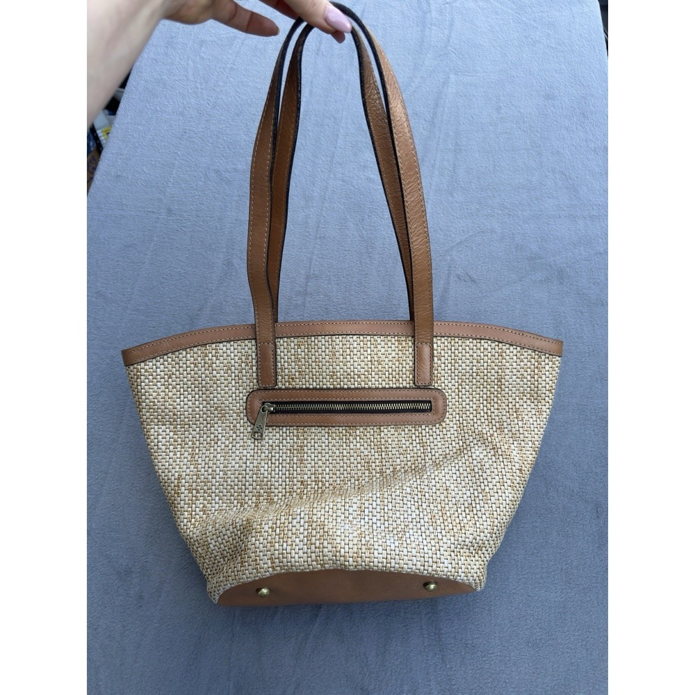 Patricia Nash Natural Raffia Marconia Tote